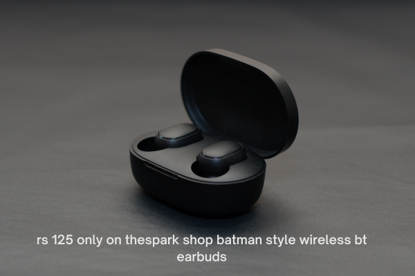 rs 125 only on thespark shop batman style wireless bt earbuds